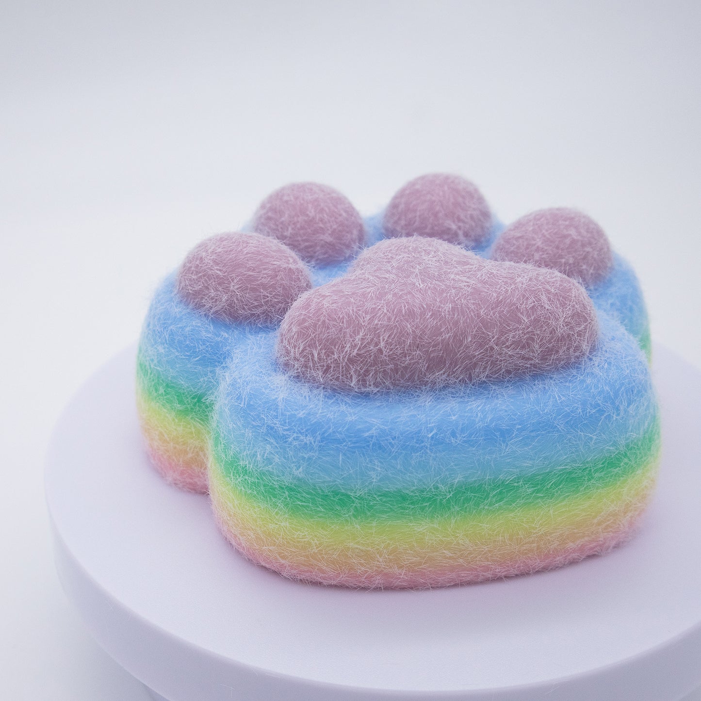 Giant Rainbow Cat Paw Squishy Toy