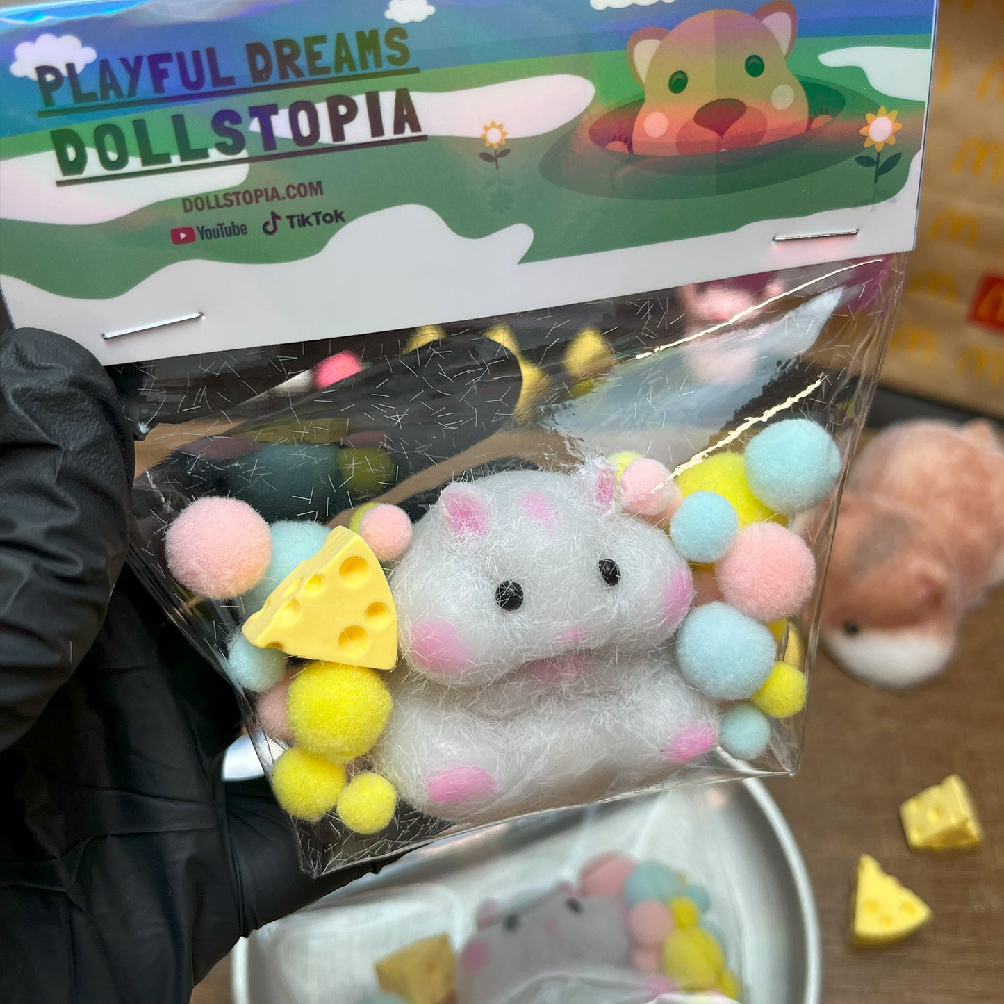 Cute Hamster Squishy Toy