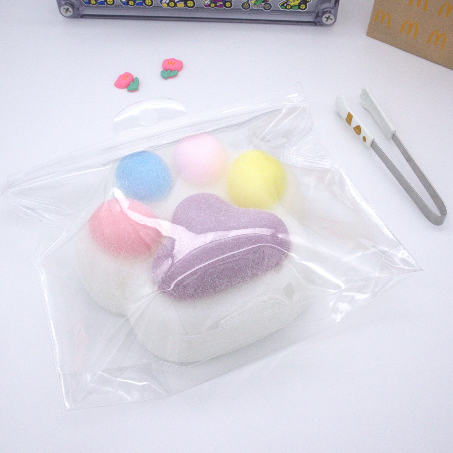 Giant Colorful Cat Paw Squishy Toy