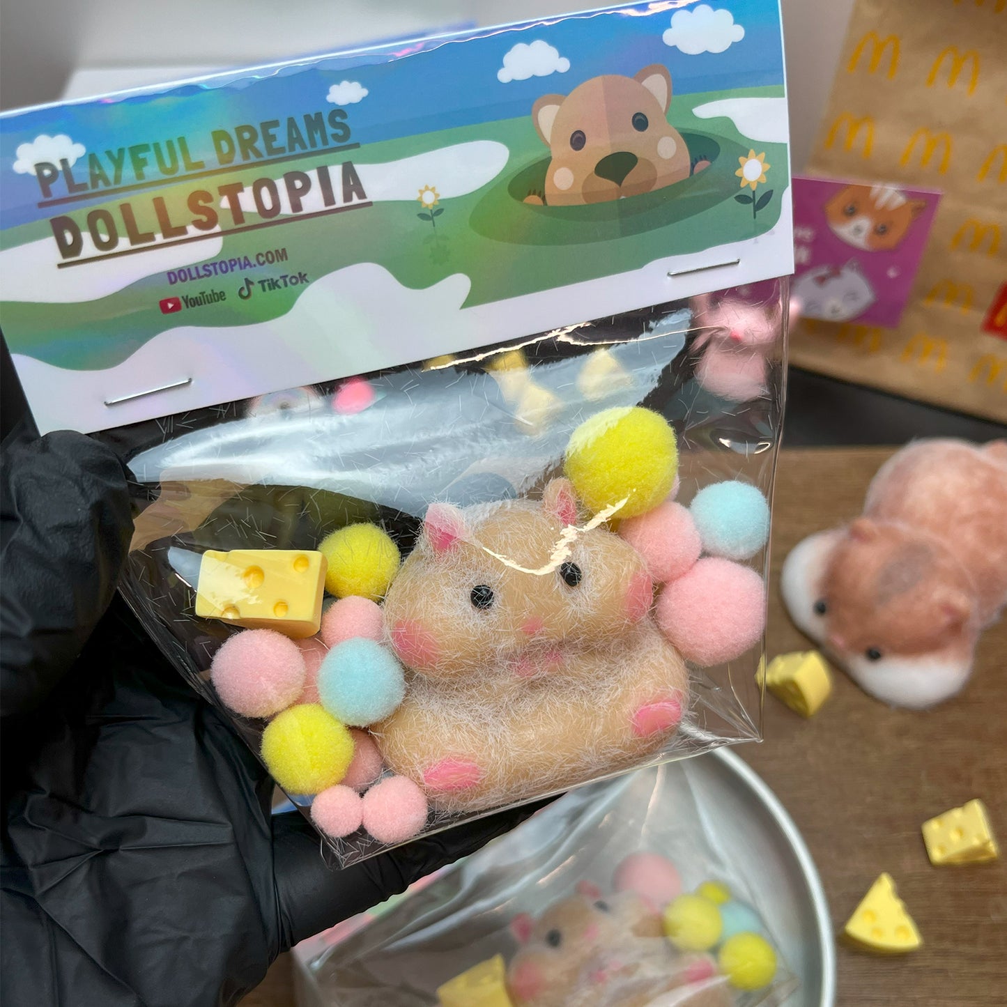 Cute Hamster Squishy Toy